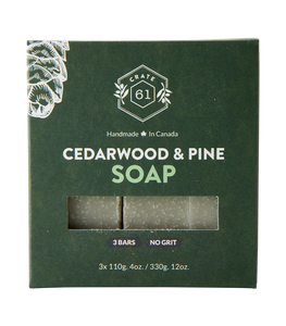 Crate 61 Organics Cedarwood & Pine Bar Soap