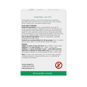 A.Vogel Allergy Relief 120 Tablets