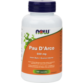 NOW Pau D'Arco 500mg 100 Capsules